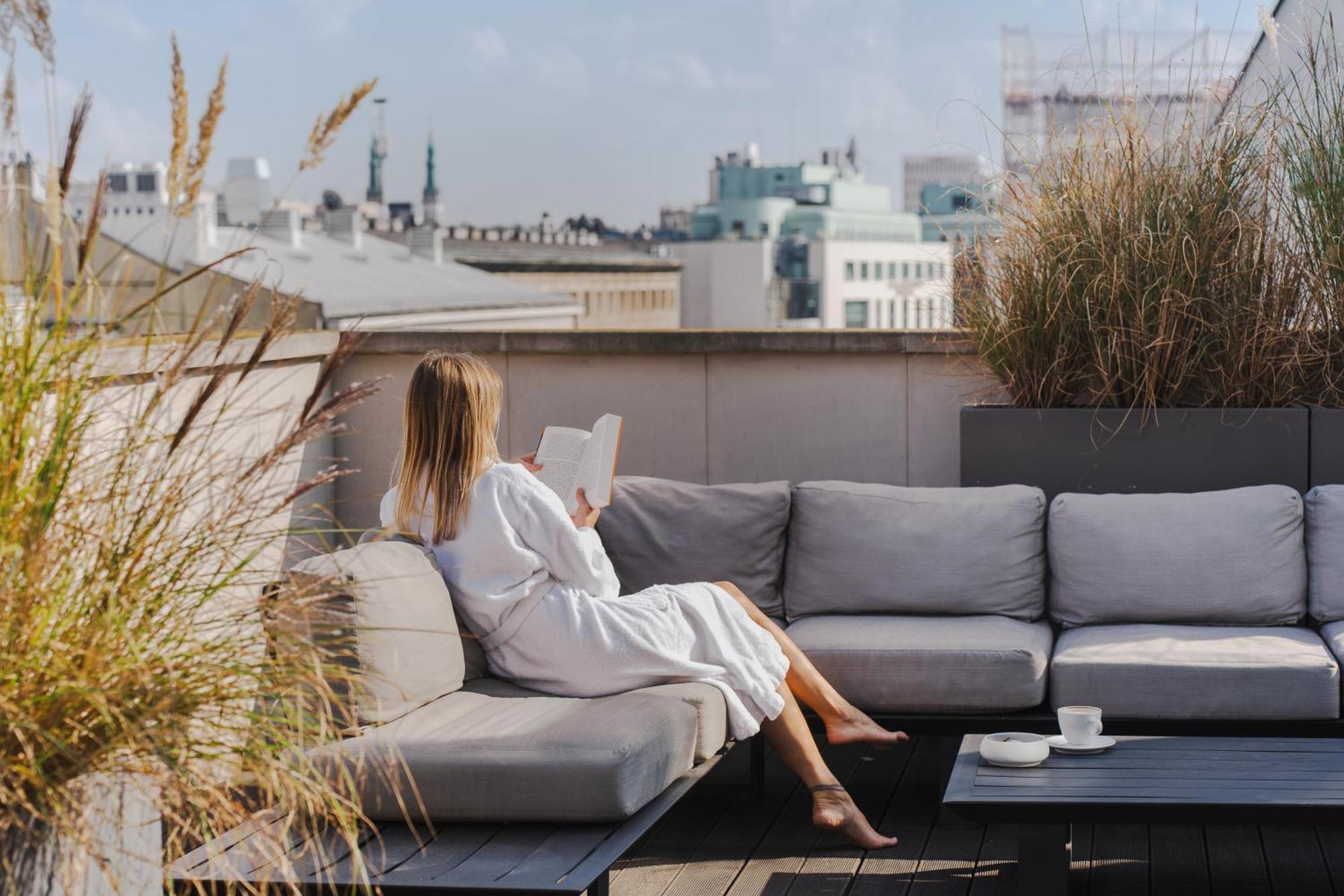 فندق إتش 15 البوتيكي وارسو المظهر الخارجي الصورة The rooftop terrace